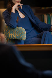 Caban cinturato in diagonale fluido - Compagnia Italiana