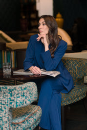 Caban cinturato in diagonale fluido - Compagnia Italiana