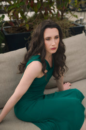 Abito midi scollo nodo - Compagnia Italiana