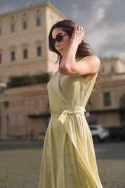 Abito scollo a v incrociato - Compagnia Italiana