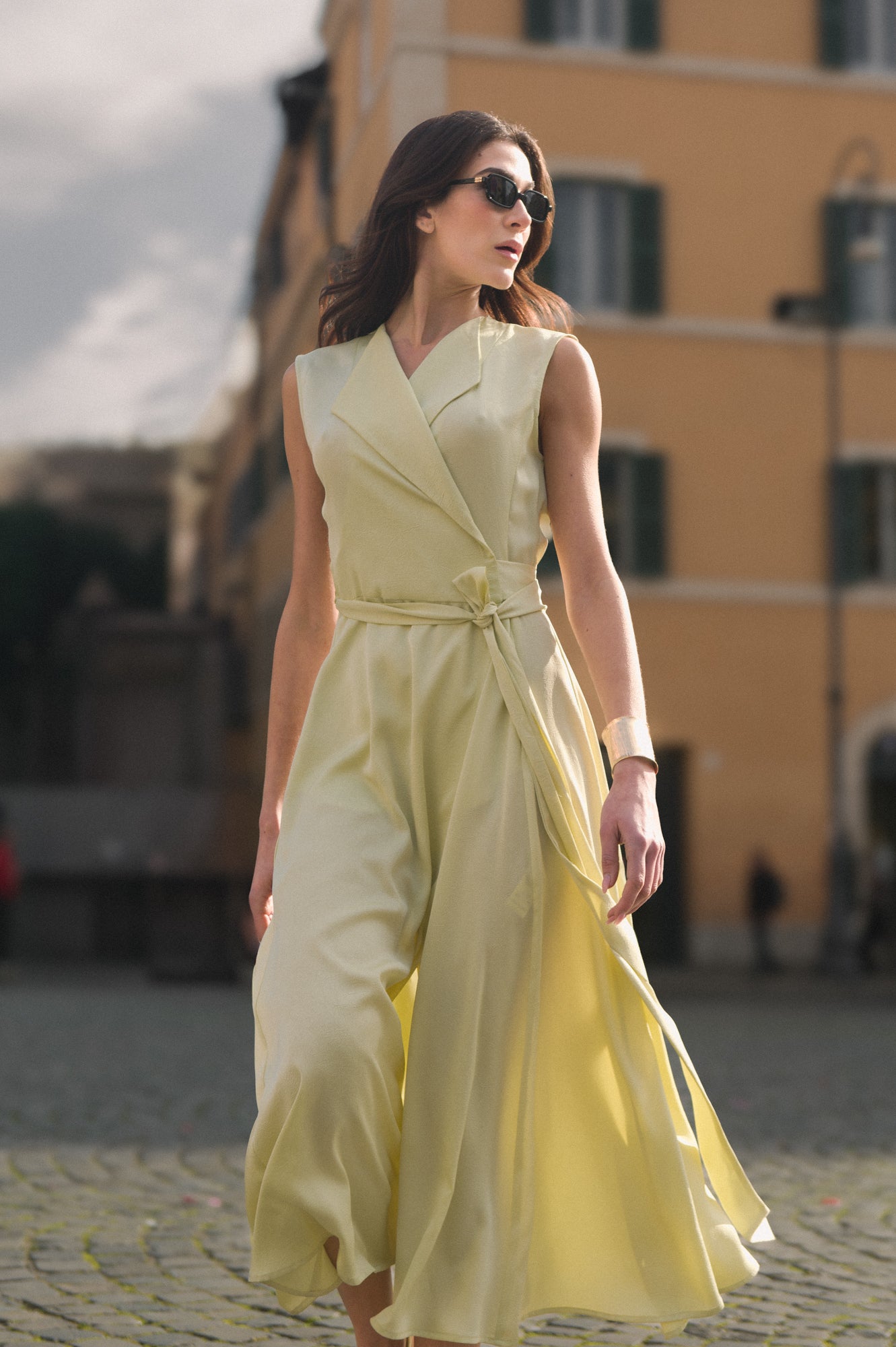 Abito scollo a v incrociato - Compagnia Italiana