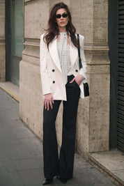 Blusa in georgette con sciarpa - Compagnia Italiana