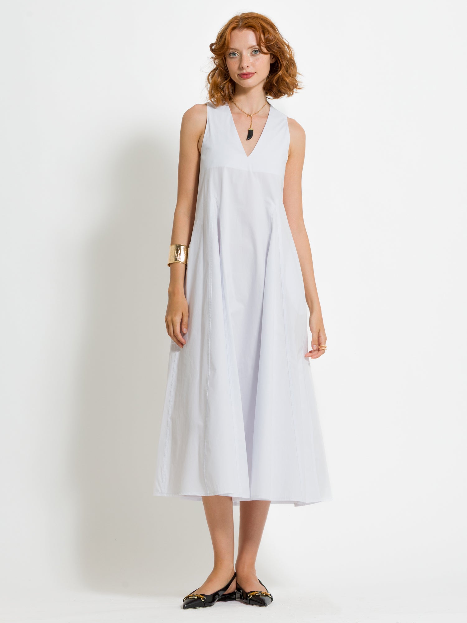 Abito lungo in cotone - Compagnia Italiana