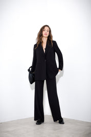 Blazer monopetto fluido