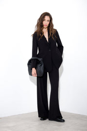 Blazer monopetto fluido