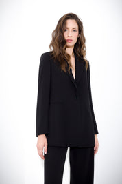 Blazer monopetto fluido