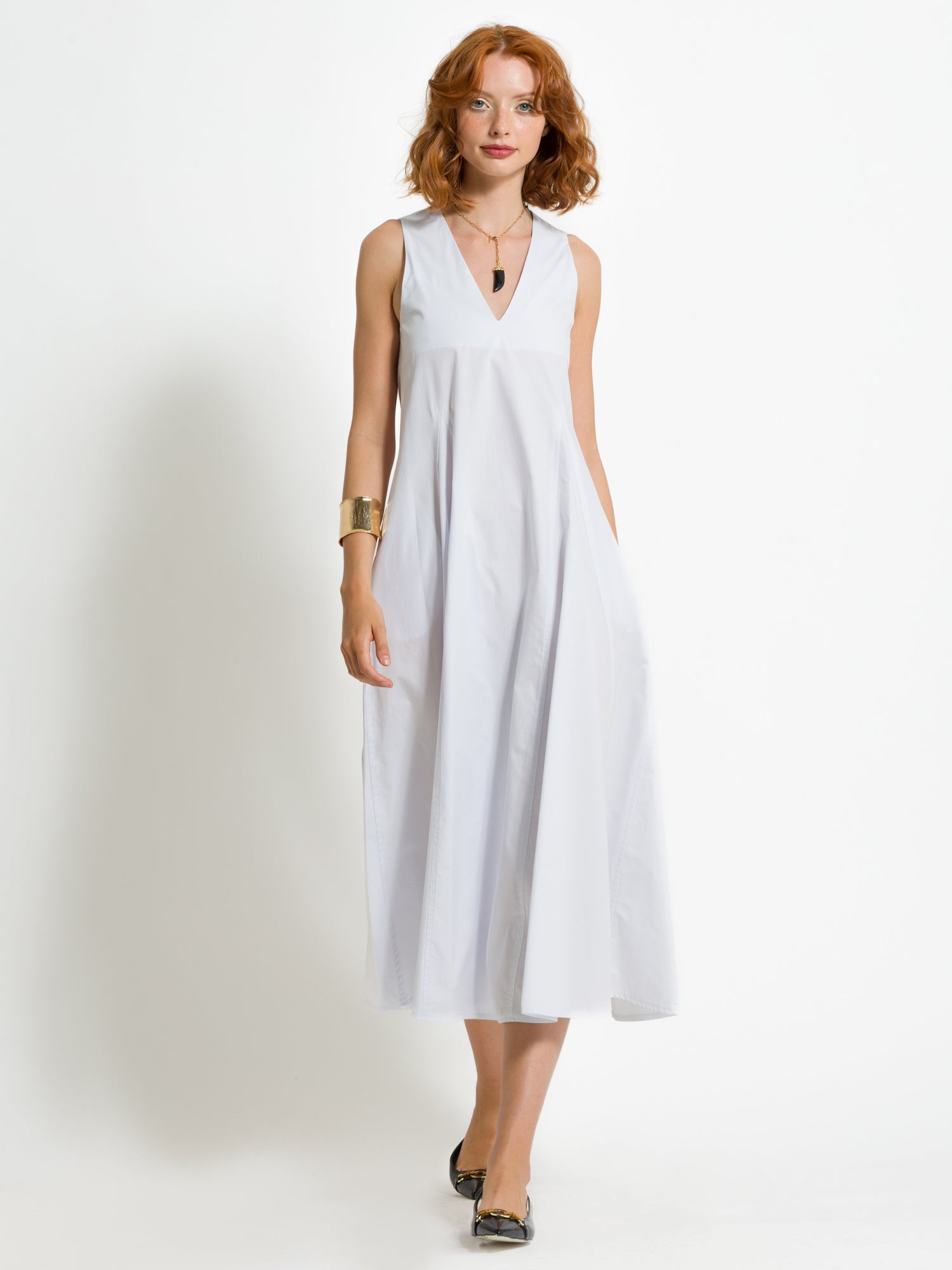 Abito lungo in cotone - Compagnia Italiana