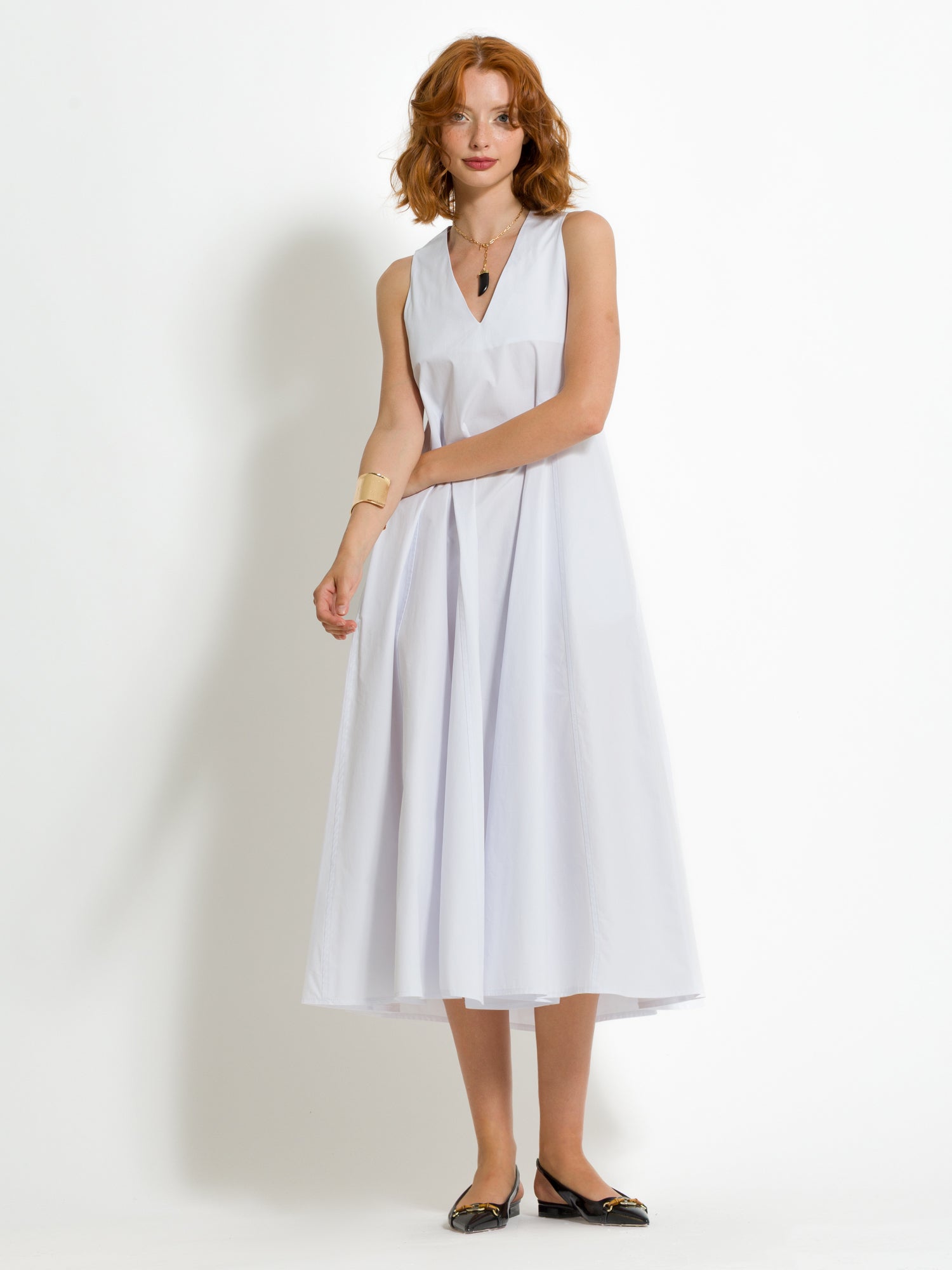 Abito lungo in cotone - Compagnia Italiana