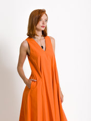 Abito lungo in cotone - Compagnia Italiana