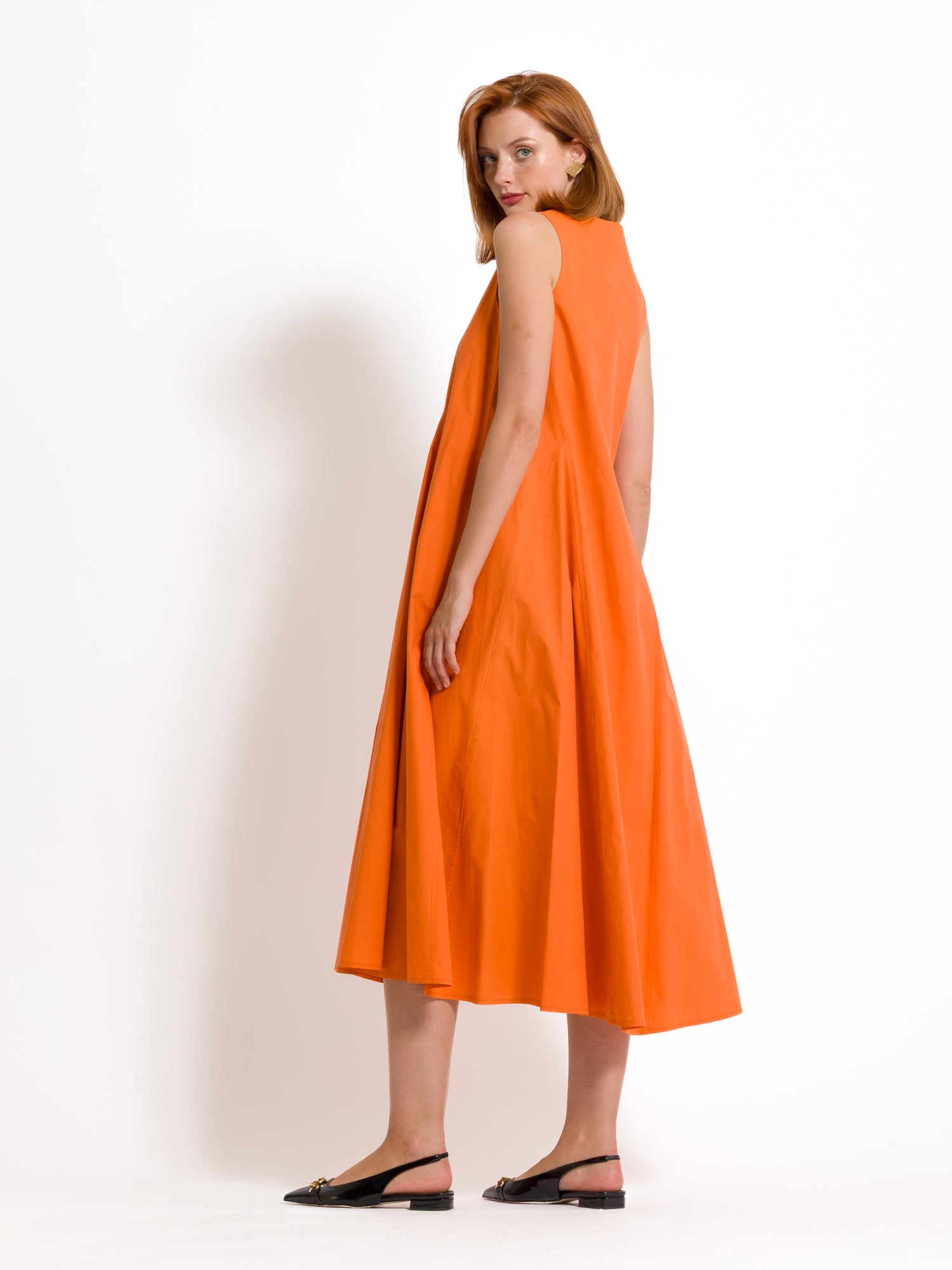 Abito lungo in cotone - Compagnia Italiana