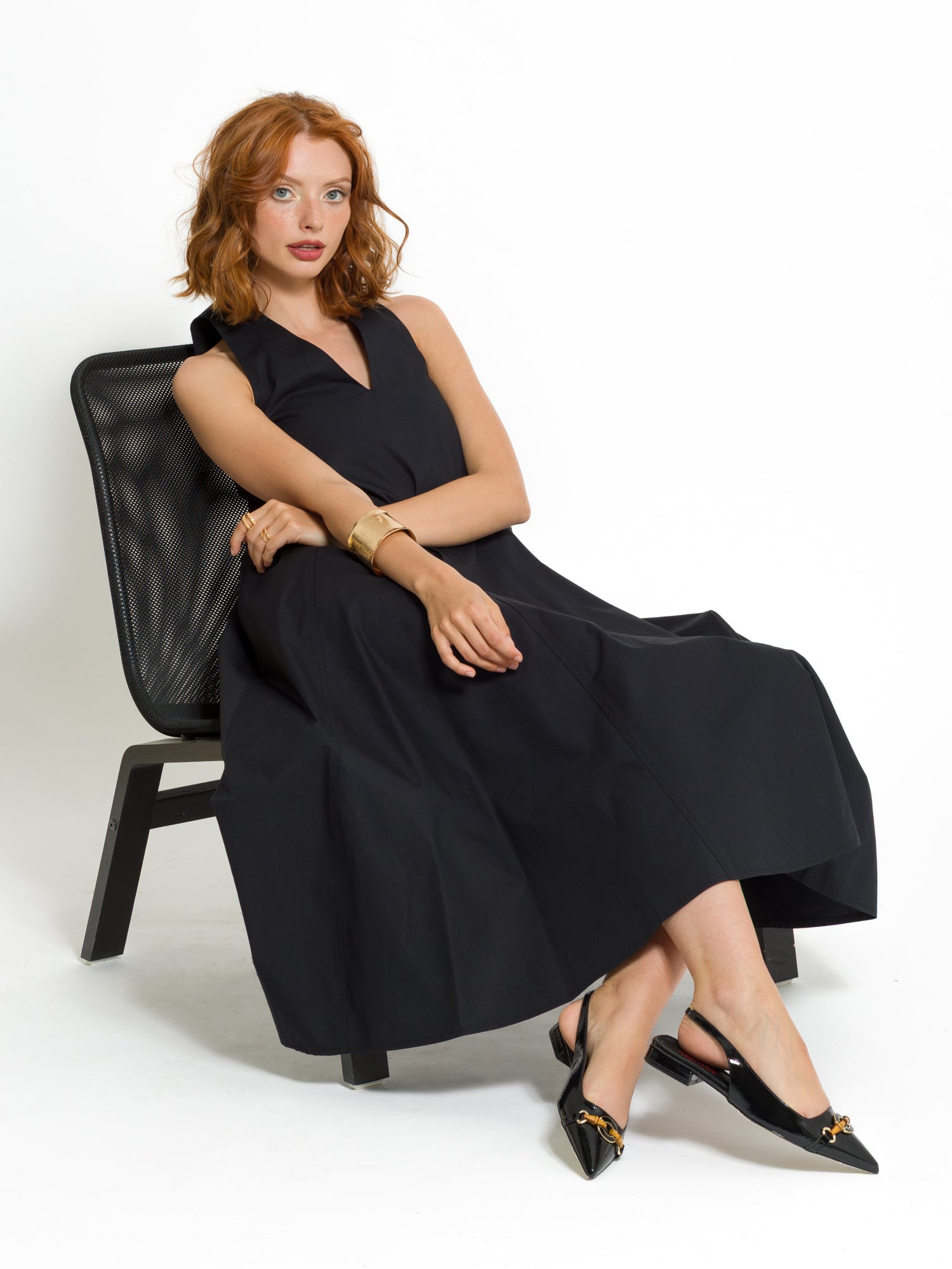 Abito lungo in cotone - Compagnia Italiana