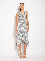 Abito midi con drappeggio - Compagnia Italiana