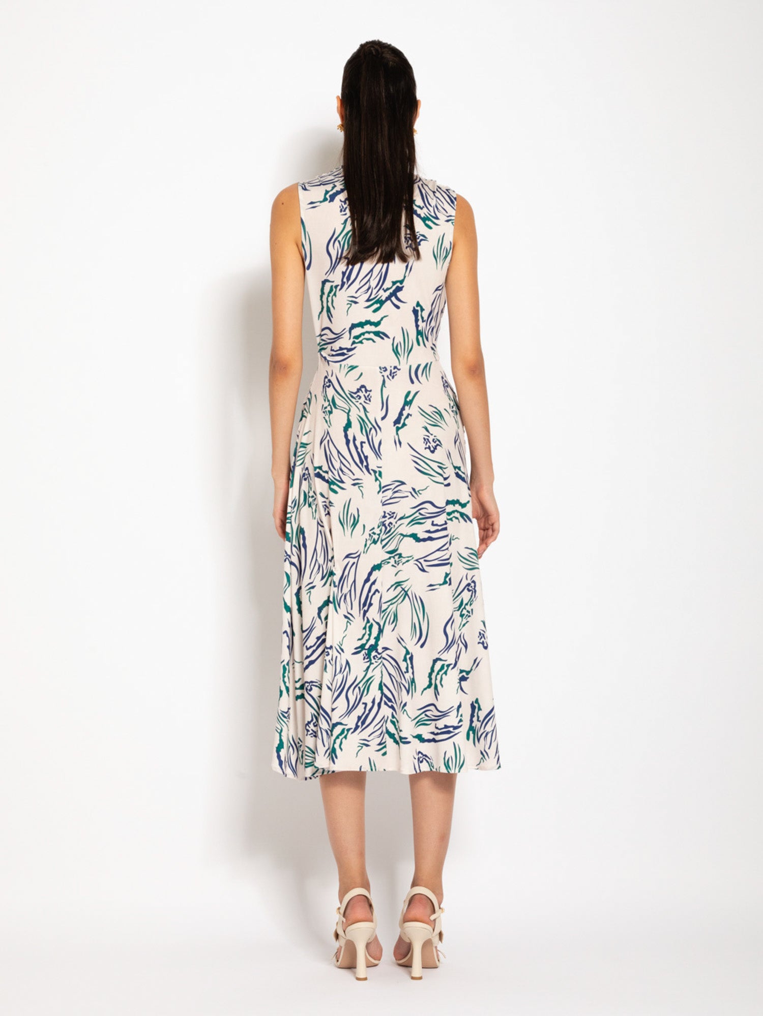 Abito midi con drappeggio - Compagnia Italiana