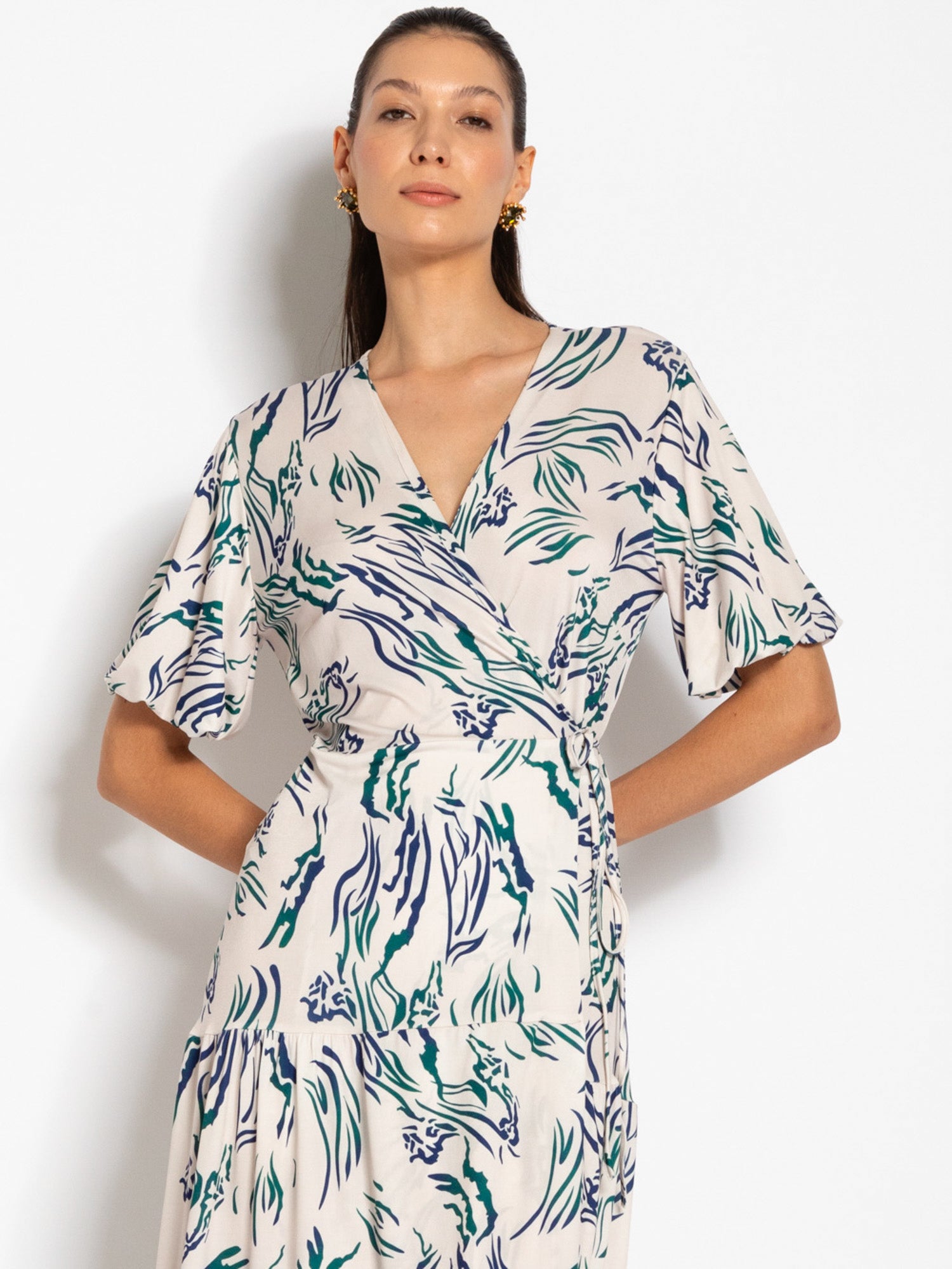 Abito midi cache coeur - Compagnia Italiana