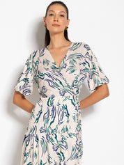 Abito midi cache coeur - Compagnia Italiana