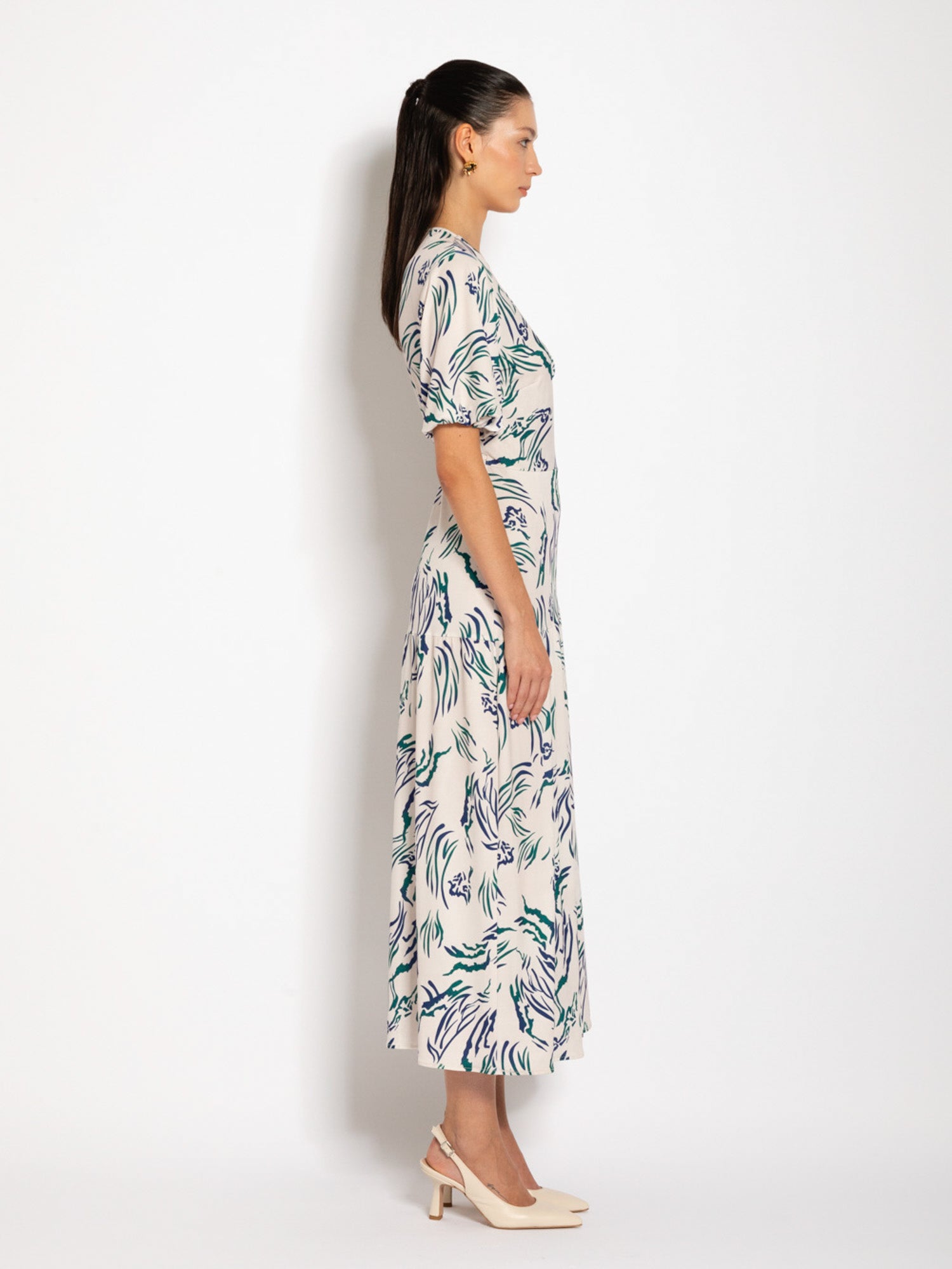 Abito midi cache coeur - Compagnia Italiana