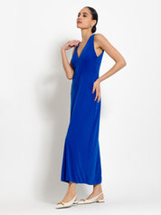 Abito lungo scollo v - Compagnia Italiana