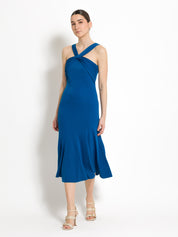 Abito midi scollo nodo - Compagnia Italiana