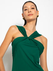 Abito midi scollo nodo - Compagnia Italiana