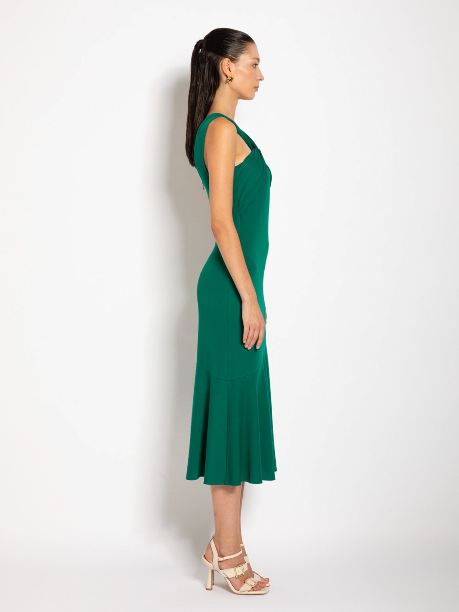 Abito midi scollo nodo - Compagnia Italiana