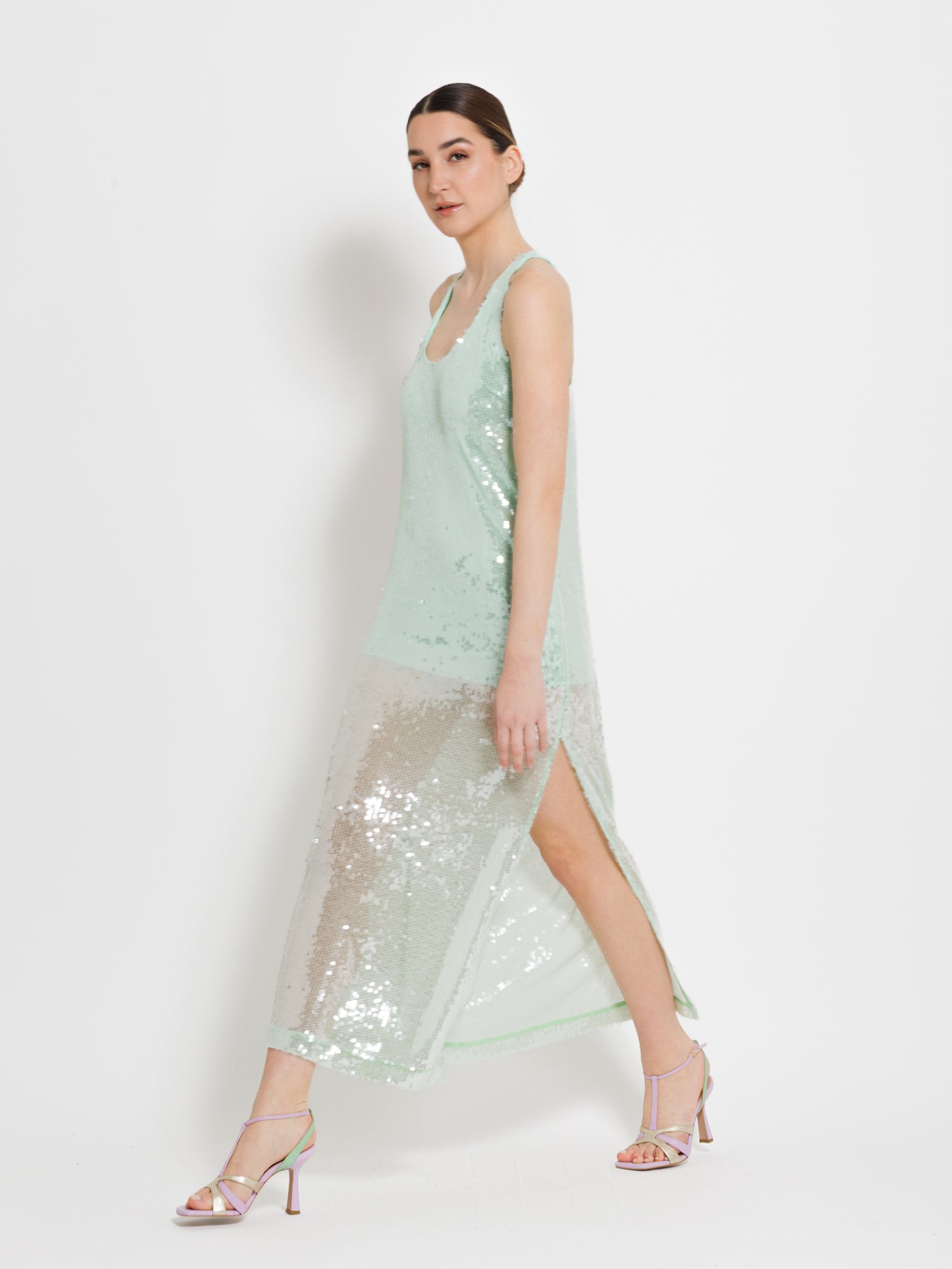 Abito lungo in paillettes - Compagnia Italiana