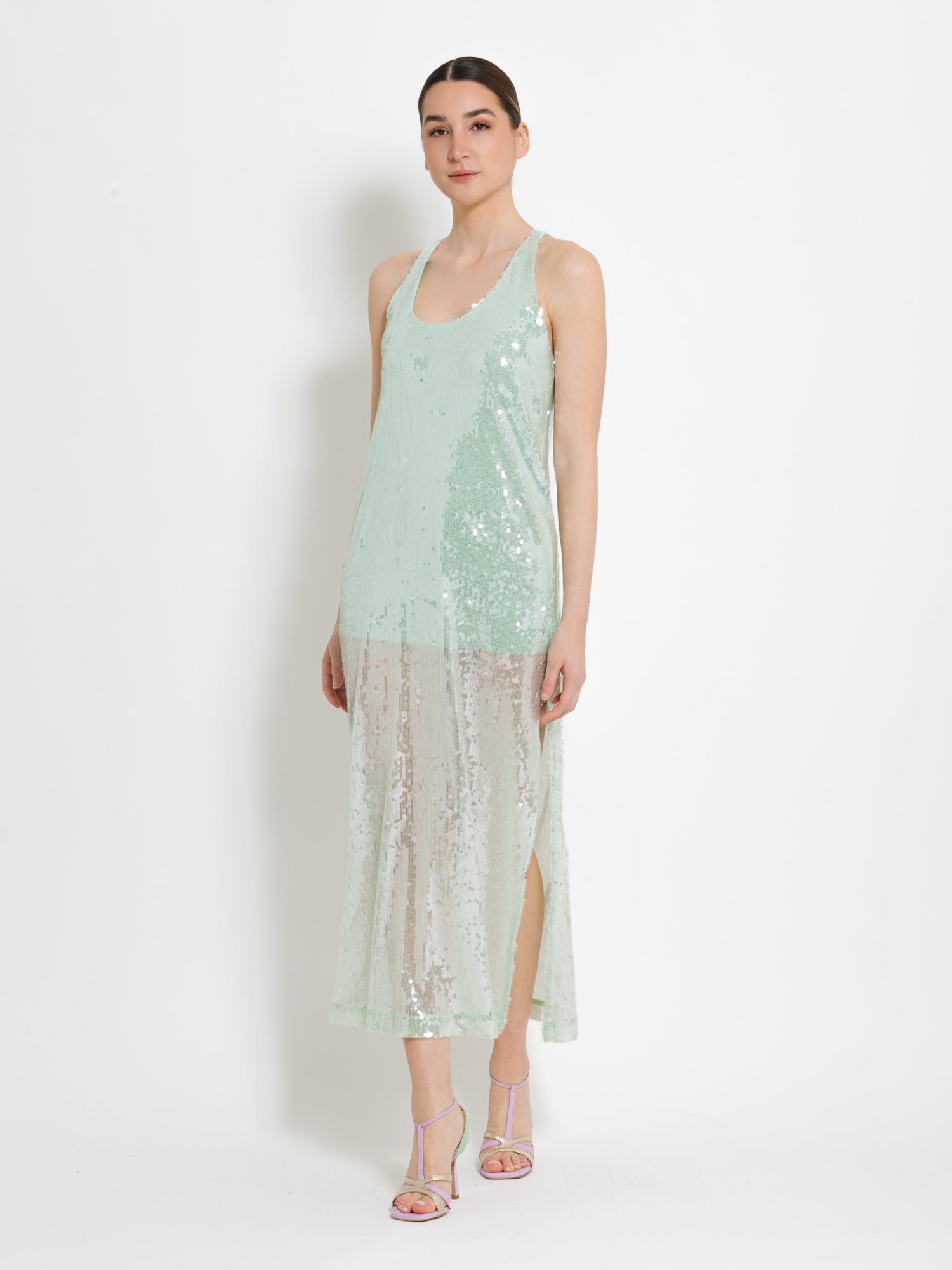 Abito lungo in paillettes - Compagnia Italiana