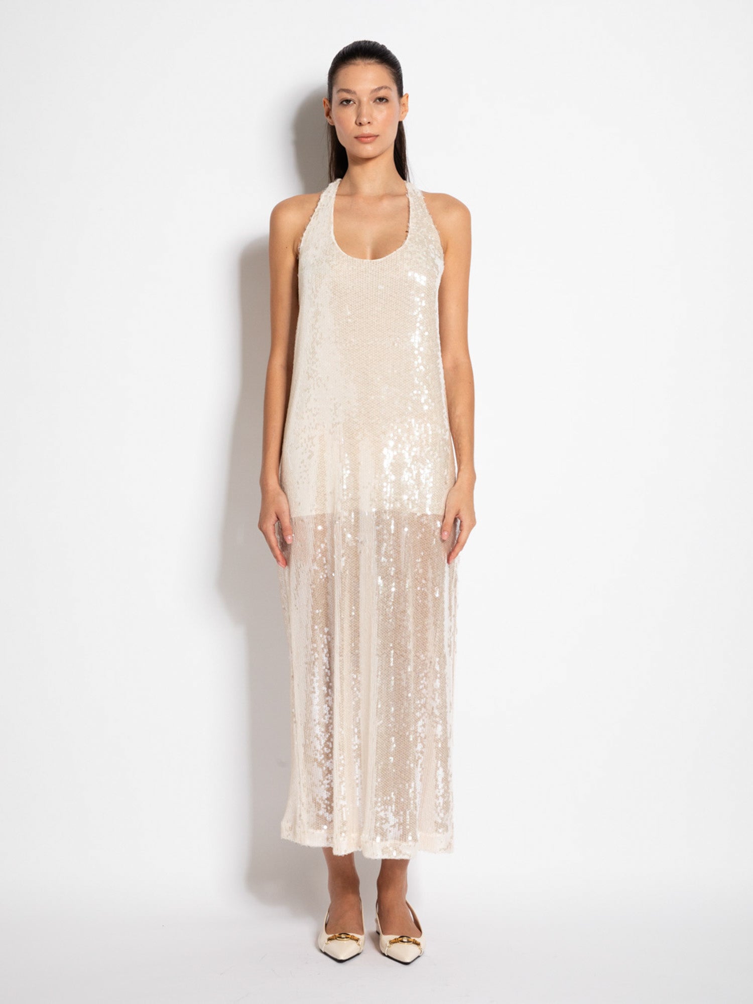Abito lungo in paillettes - Compagnia Italiana