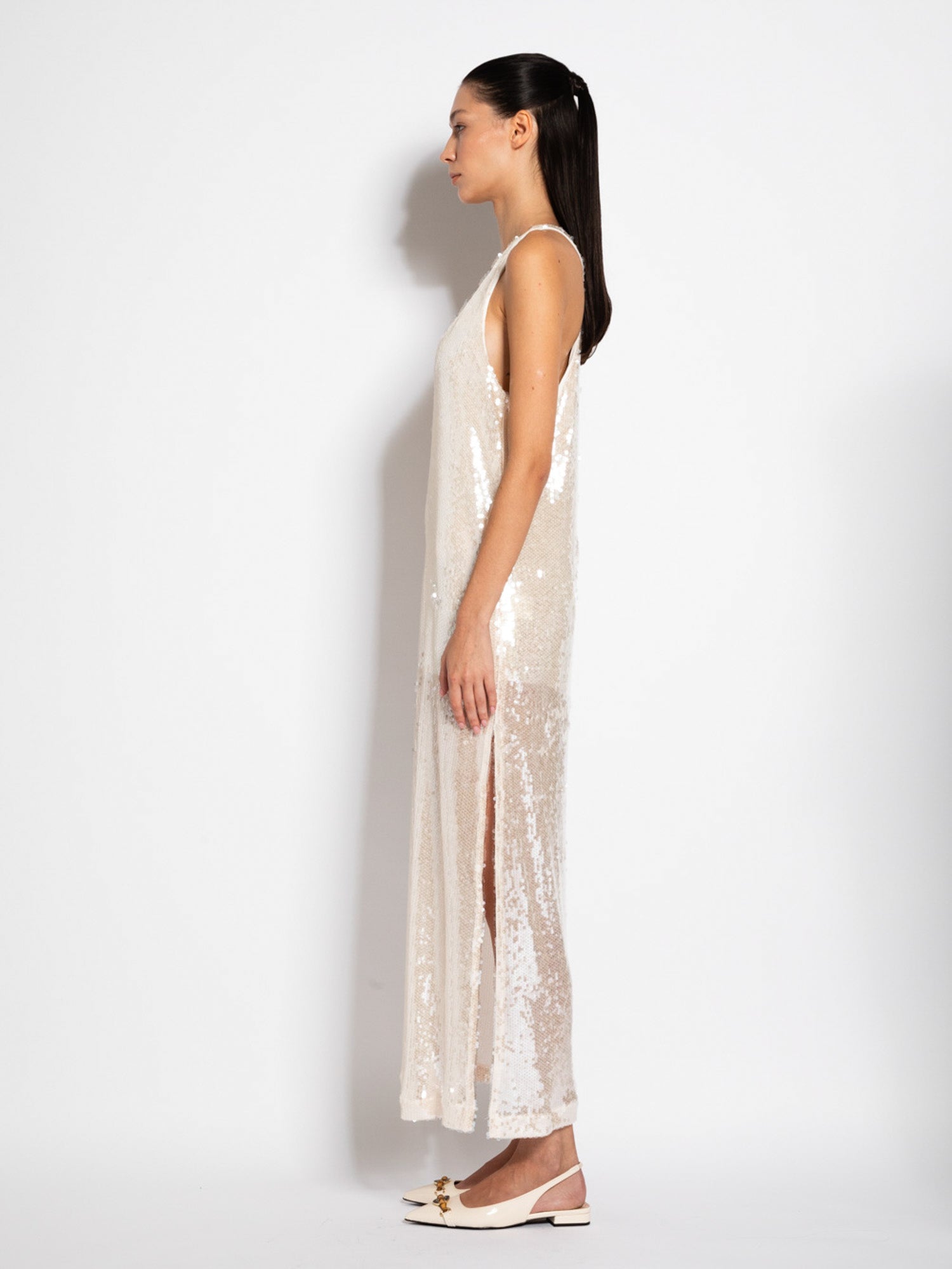 Abito lungo in paillettes - Compagnia Italiana