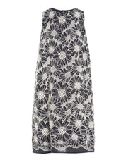 Abito corto in cotone ricamato - Compagnia Italiana