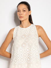 Abito macrame e paillettes - Compagnia Italiana