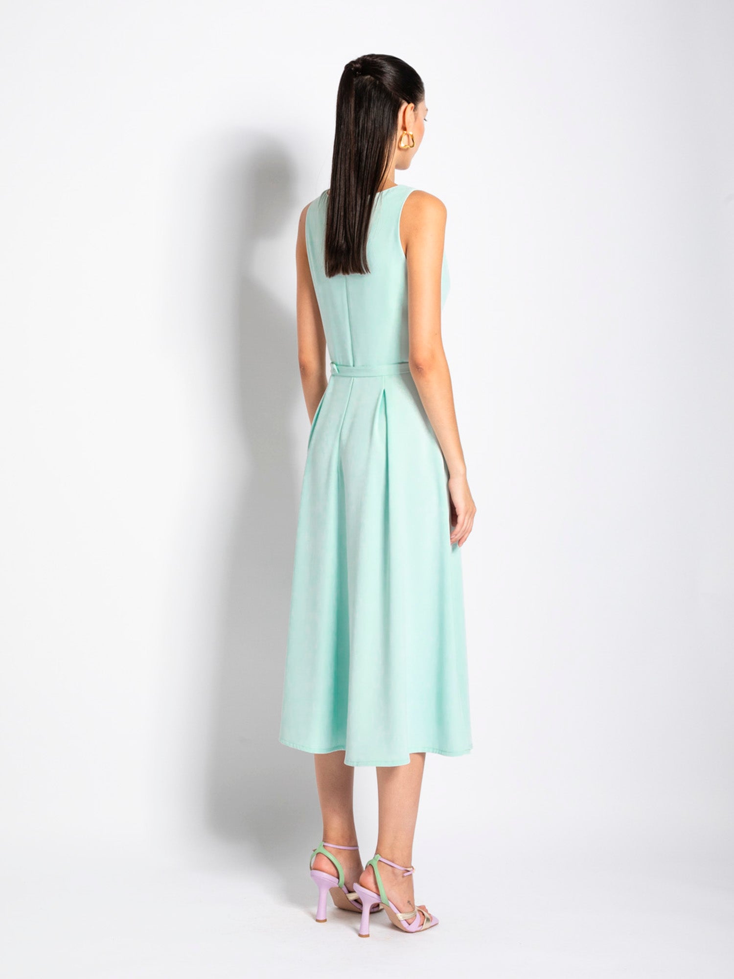 Abito midi con cintura - Compagnia Italiana