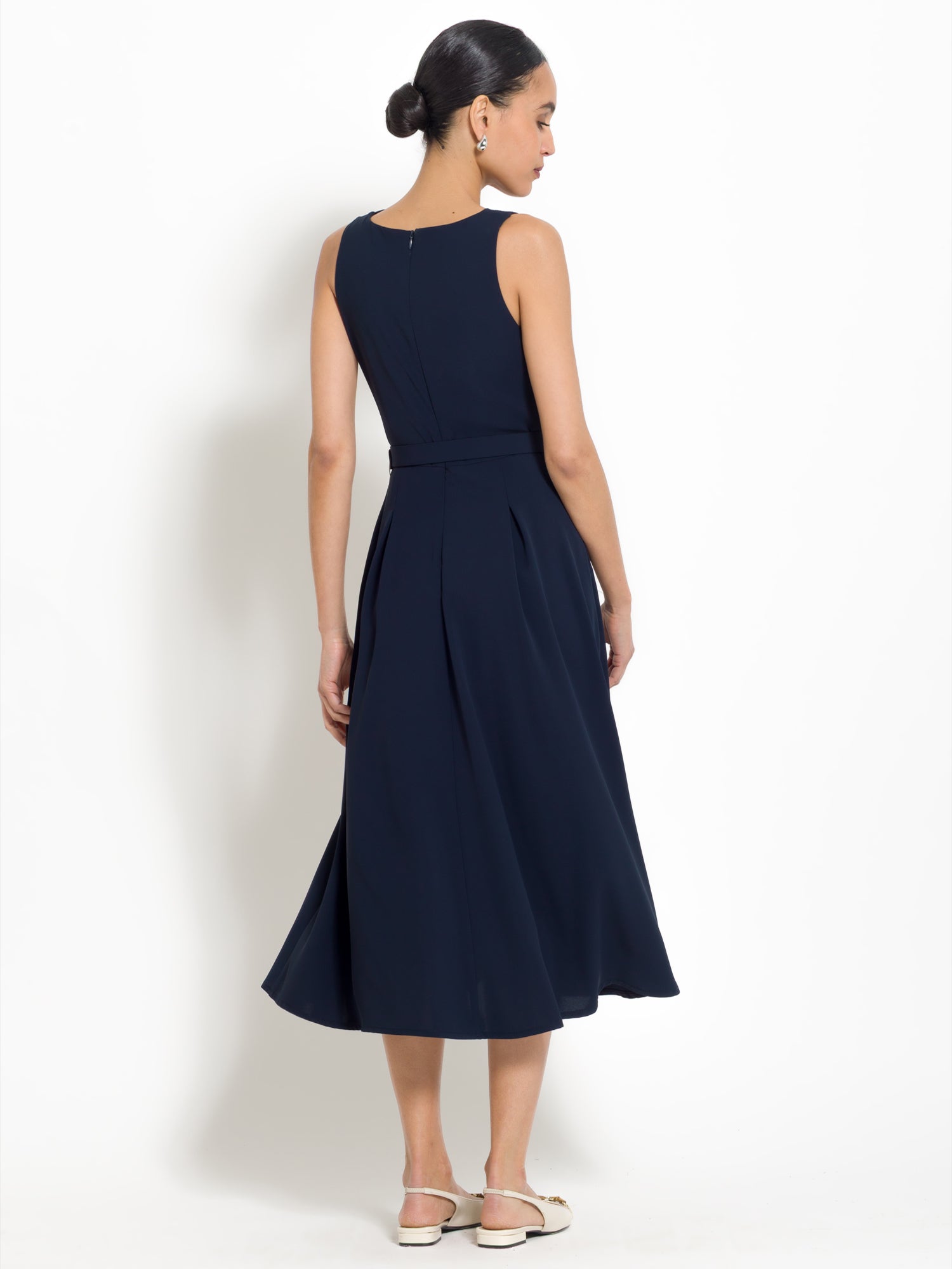 Abito midi con cintura - Compagnia Italiana