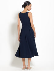 Abito midi con cintura - Compagnia Italiana