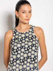 Abito corto stampa margherita - Compagnia Italiana