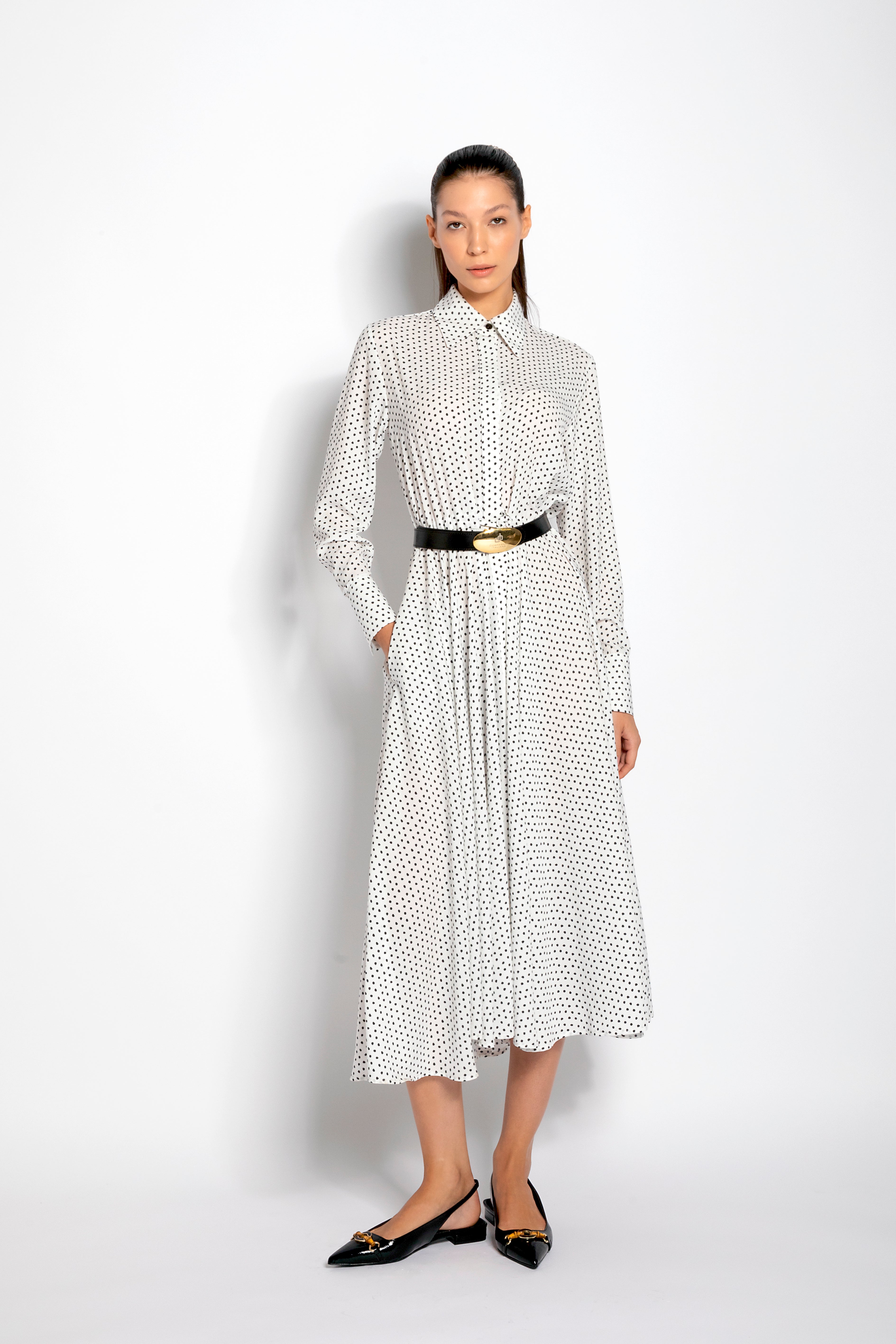 Abito lungo chemisier - Compagnia Italiana