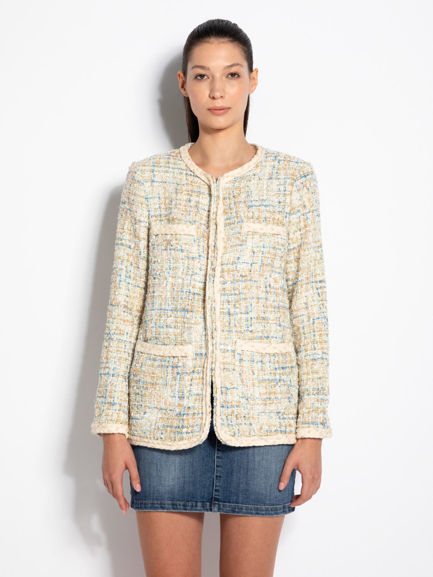 Giacca in stuoia con micropaillettes - Compagnia Italiana