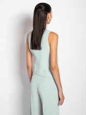 Gilet in cady con chiusura fiocco - Compagnia Italiana