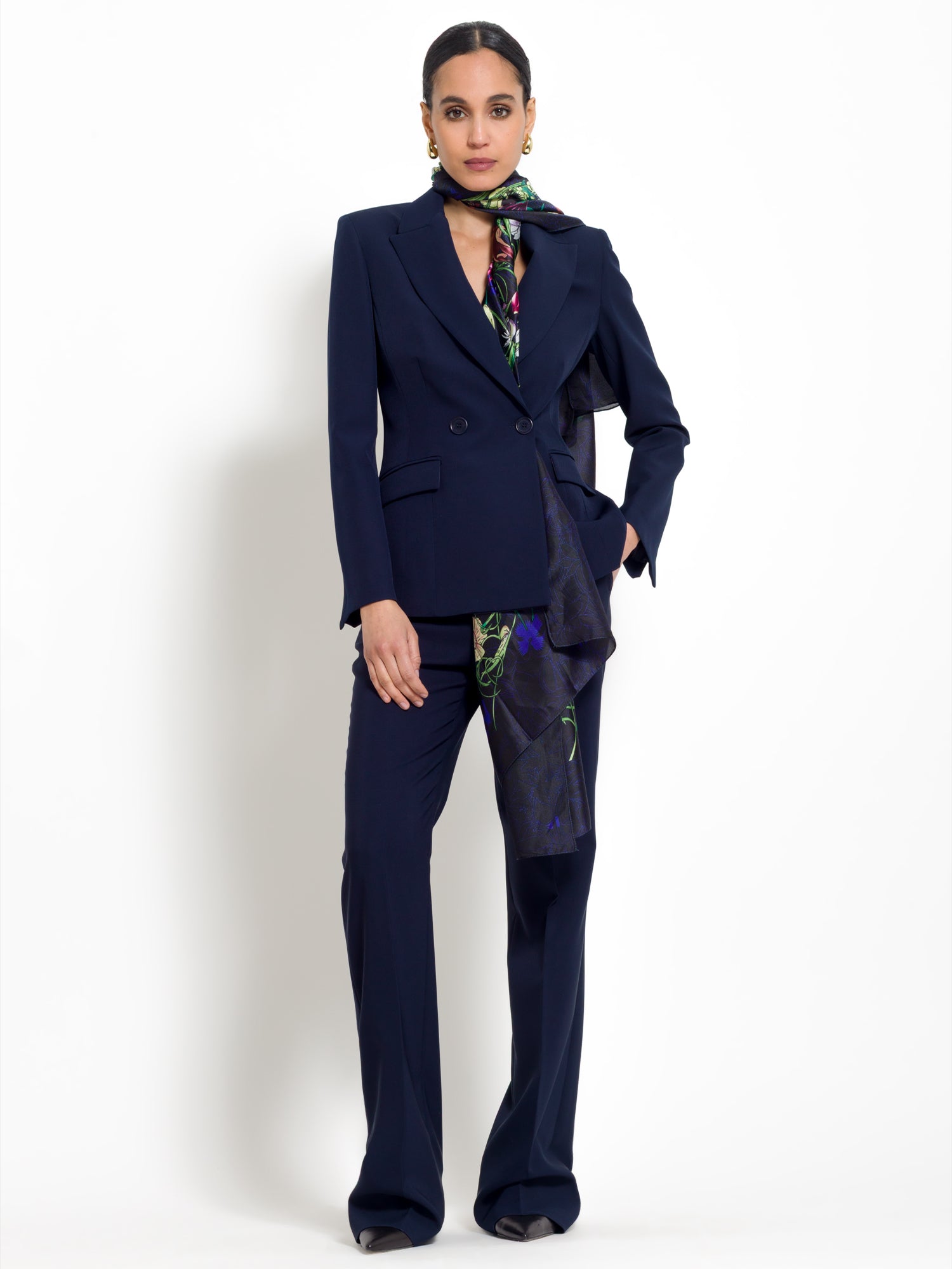 Pantalone flare a vita alta - Compagnia Italiana