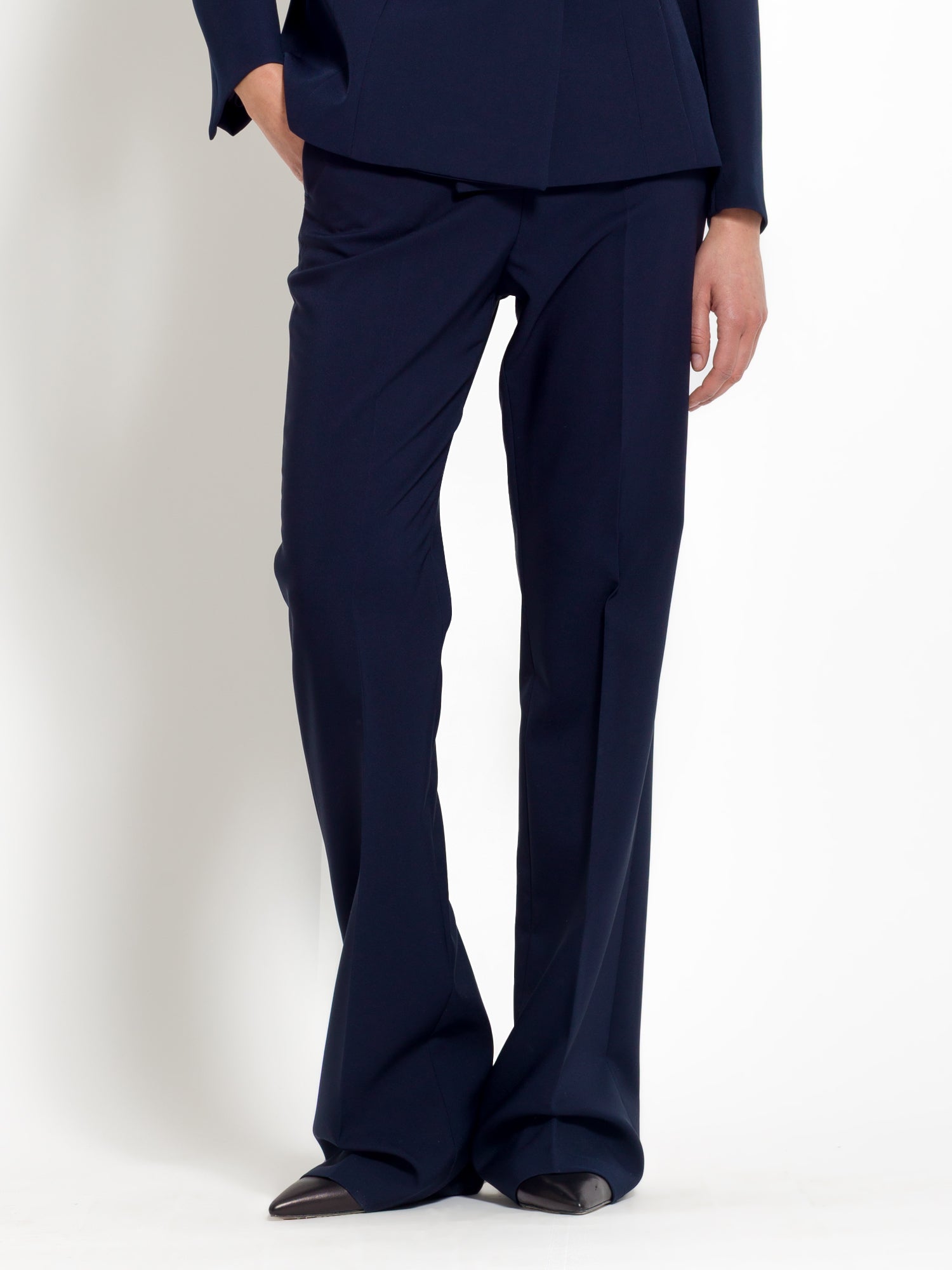 Pantalone flare a vita alta - Compagnia Italiana