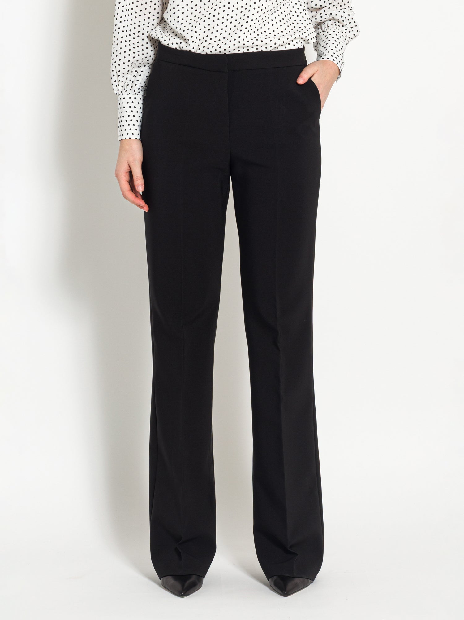 Pantalone flare a vita alta - Compagnia Italiana