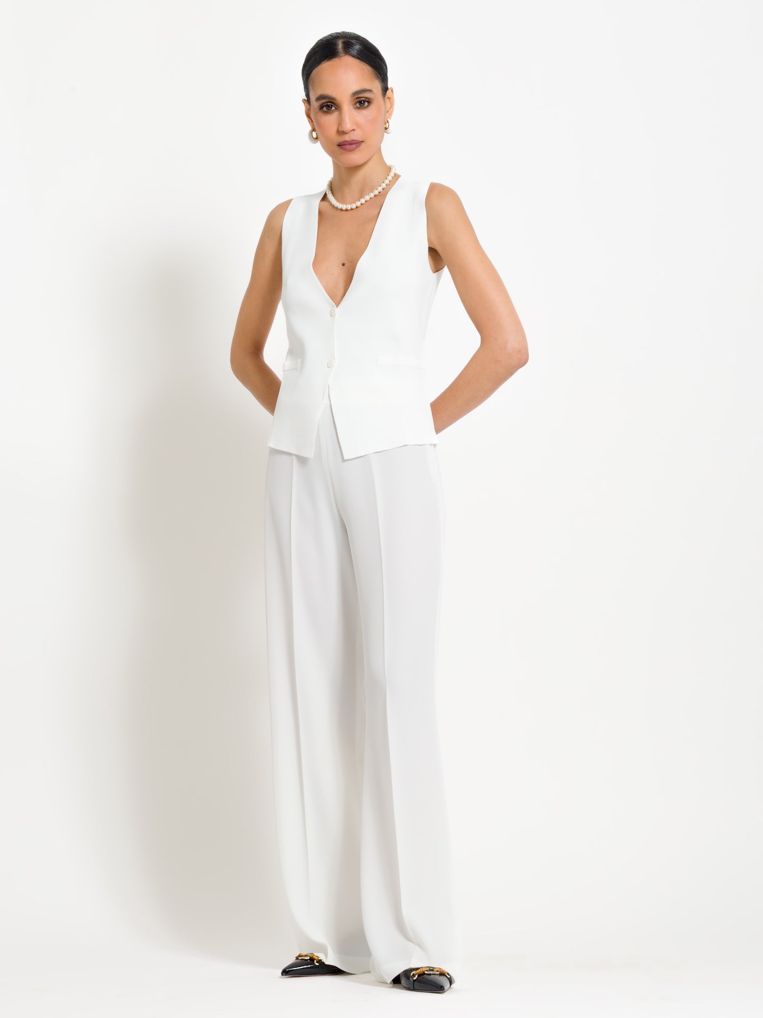 Pantalone fluido gamba larga - Compagnia Italiana