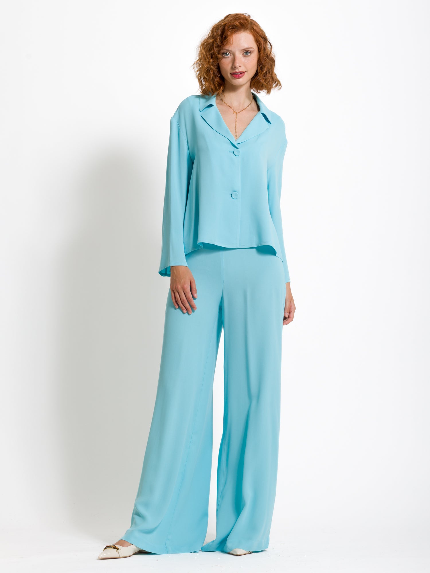 Pantalone palazzo vita alta - Compagnia Italiana