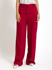 Pantalone gamba larga in lino - Compagnia Italiana