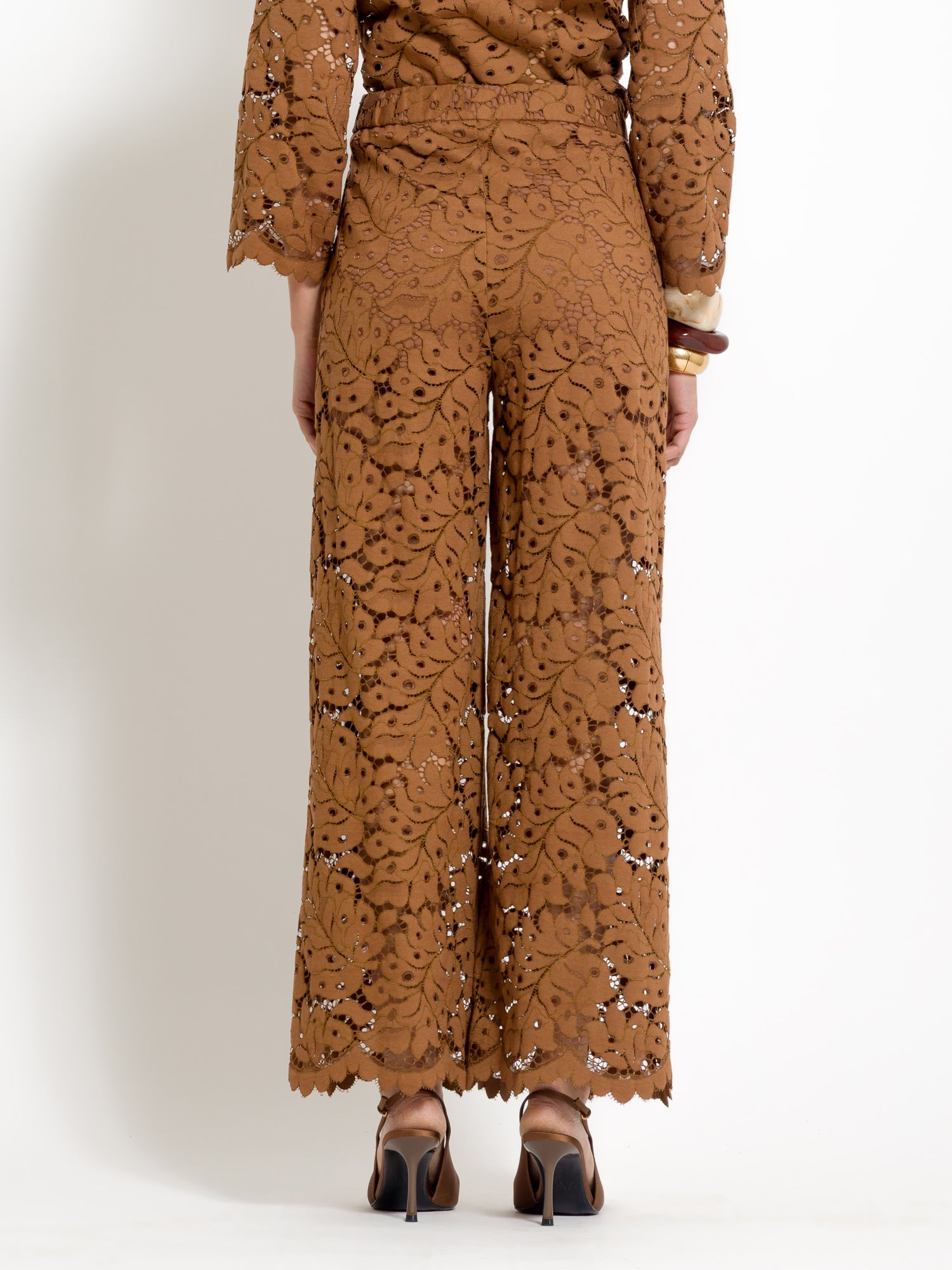 Pantalone vita alta in pizzo - Compagnia Italiana