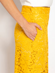 Pantalone vita alta in pizzo - Compagnia Italiana