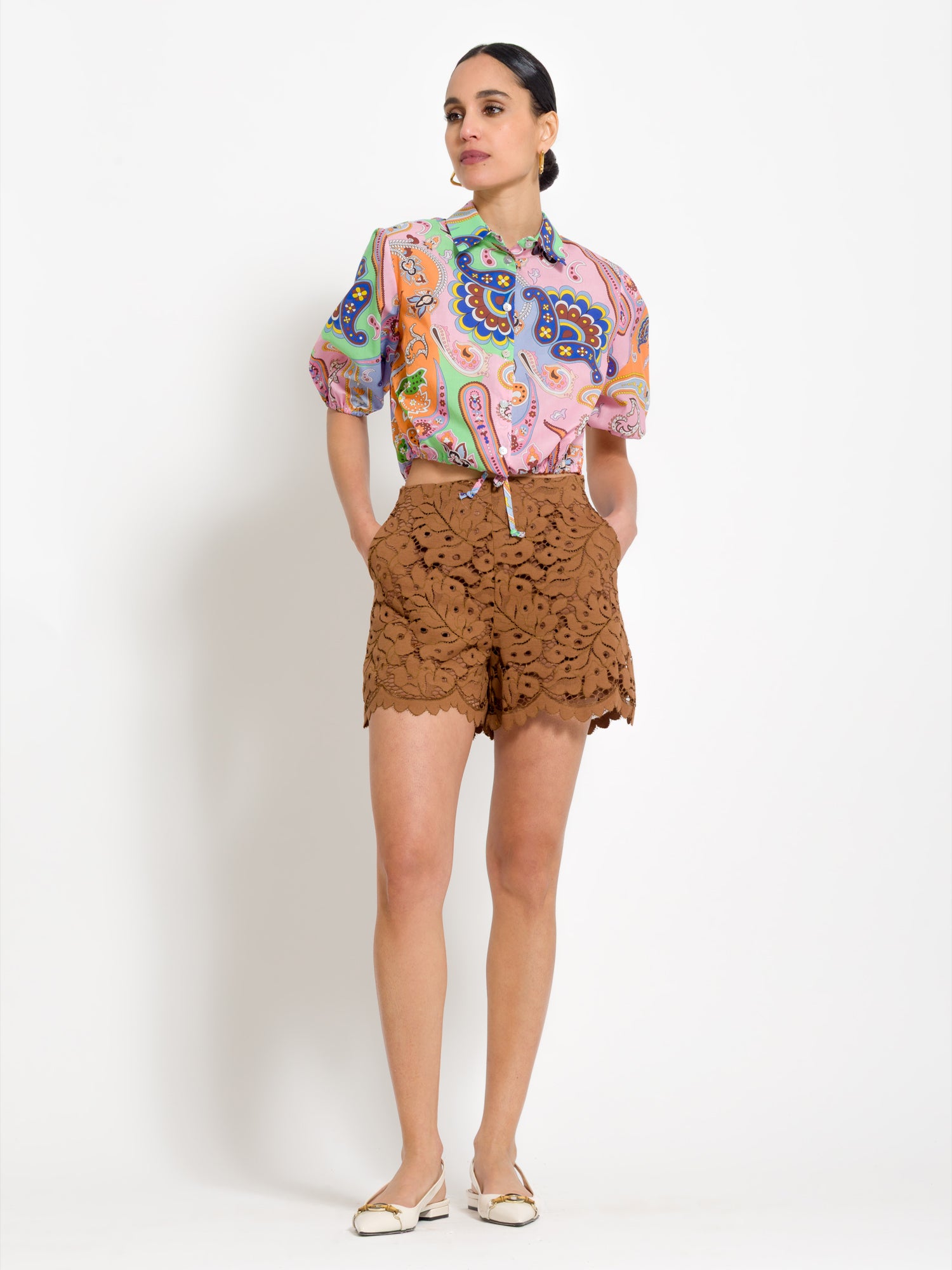 Shorts in pizzo - Compagnia Italiana