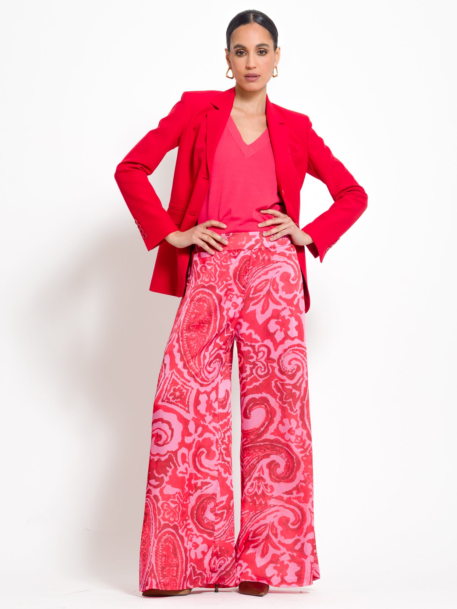 Pantalone stampa flower - Compagnia Italiana