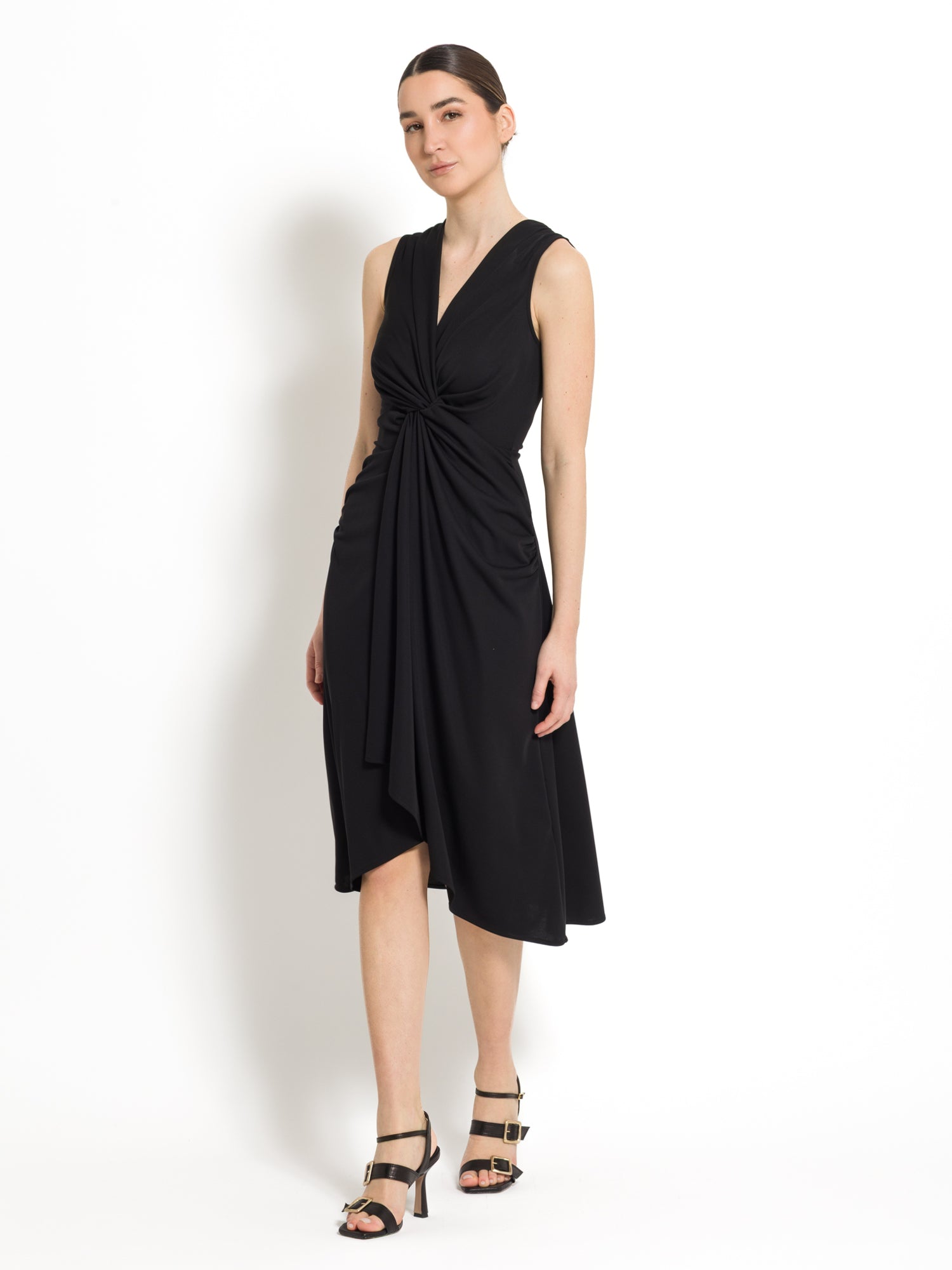 Abito midi scollo v - Compagnia Italiana