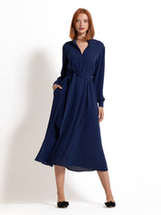 Abito midi con cintura - Compagnia Italiana