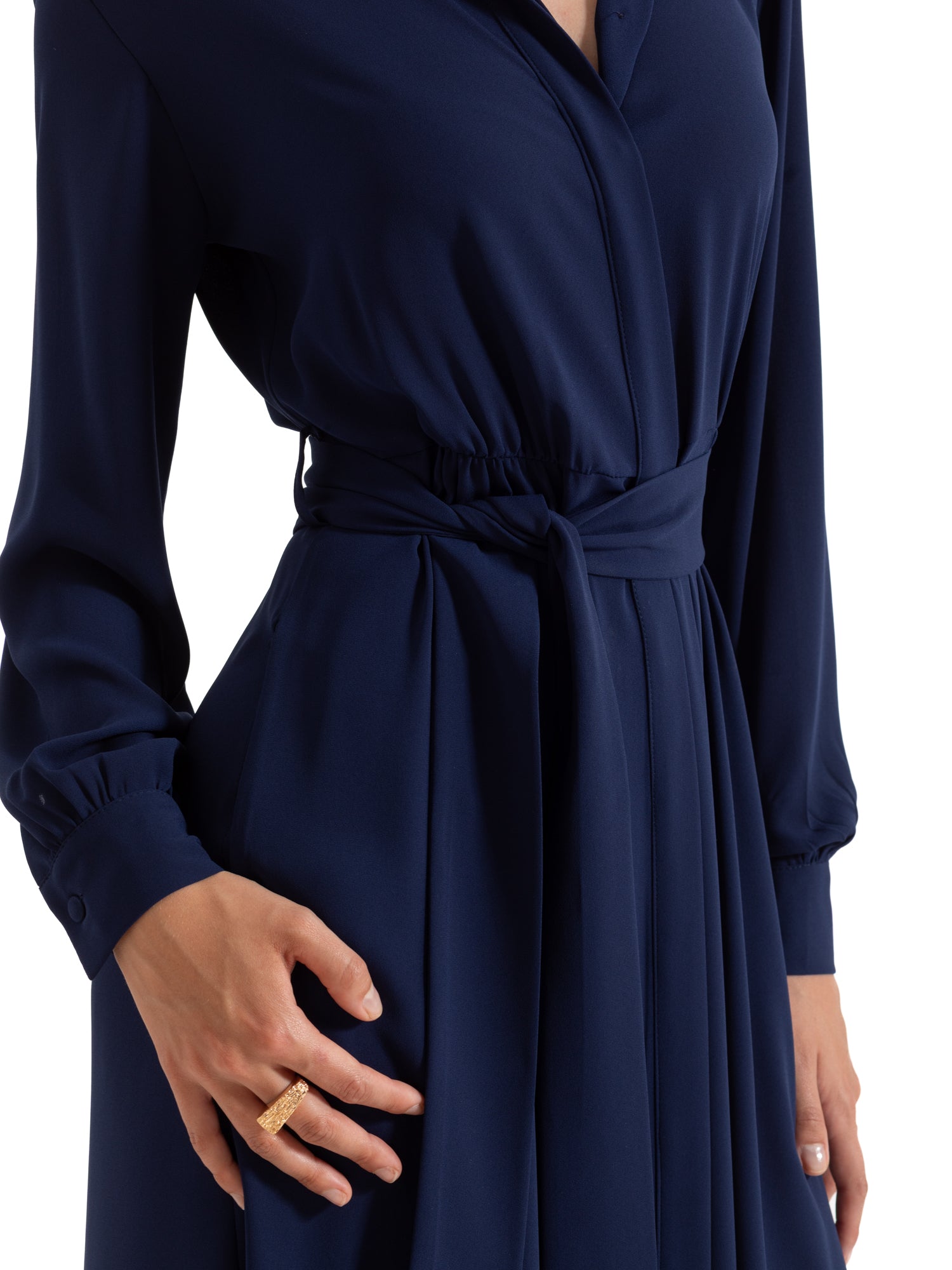 Abito midi con cintura - Compagnia Italiana